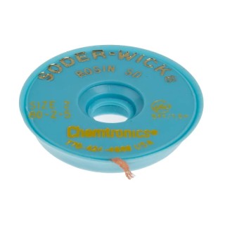 Chemtronics 1.5 m Lead Free No Clean De-Soldering Braid, Width 1.5mm 80-2-5