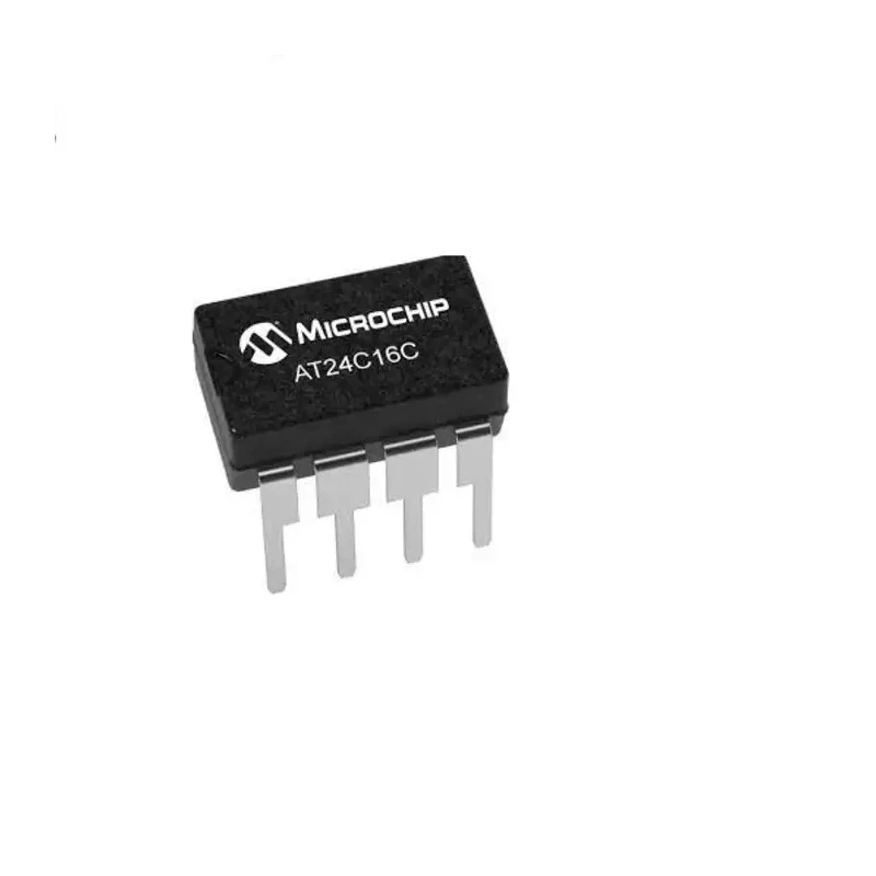 Microchip 16 kB EEPROM 550 ns 8-Pin PDIP I2C Memory Chip AT24C16C-PUM