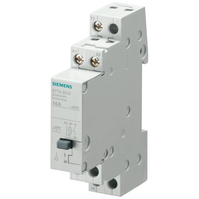 Siemens DIN Rail Non-Latching Relay 12V AC Coil, 16A Switching Current, DPST 5TT4202-3