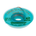 Chemtronics 1.5 m Lead Free No Clean De-Soldering Braid, Width 2mm 80-3-5