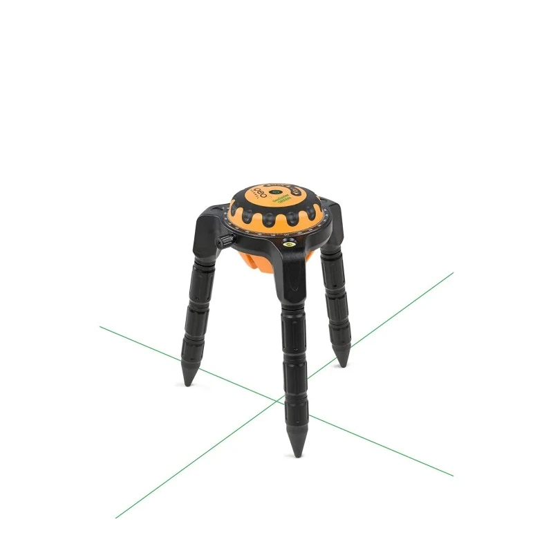 geo-FENNEL GeoSpider GREEN 525 nm Green Laser Level, Manual Levelling, 2 Lasers, Indoor & Outdoor, IP52, 1.25kg 552000