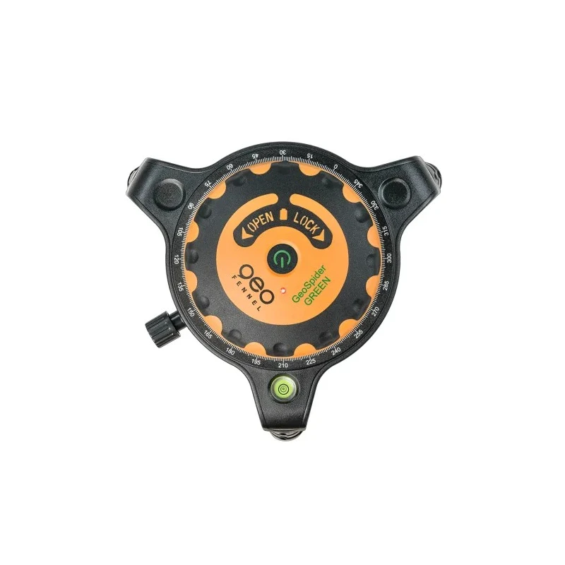 geo-FENNEL GeoSpider GREEN 525 nm Green Laser Level, Manual Levelling, 2 Lasers, Indoor & Outdoor, IP52, 1.25kg 552000
