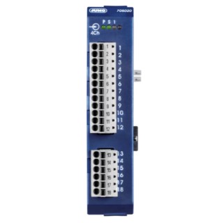 Jumo 4-Channel Analogue Input Module DIN Rail Mount 24V 705020/36/000,000