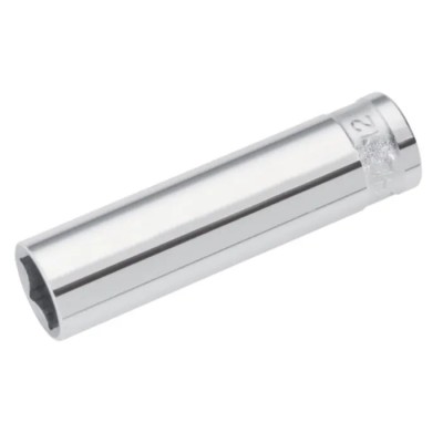 SAM 3/8 in Drive 8 mm 6 Point Chrome Vanadium Steel Socket 63mm Overall Length JHL-8