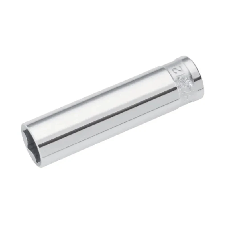 SAM 3/8 in Drive 8 mm 6 Point Chrome Vanadium Steel Socket 63mm Overall Length JHL-8