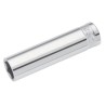 SAM 3/8 in Drive 8 mm 6 Point Chrome Vanadium Steel Socket 63mm Overall Length JHL-8