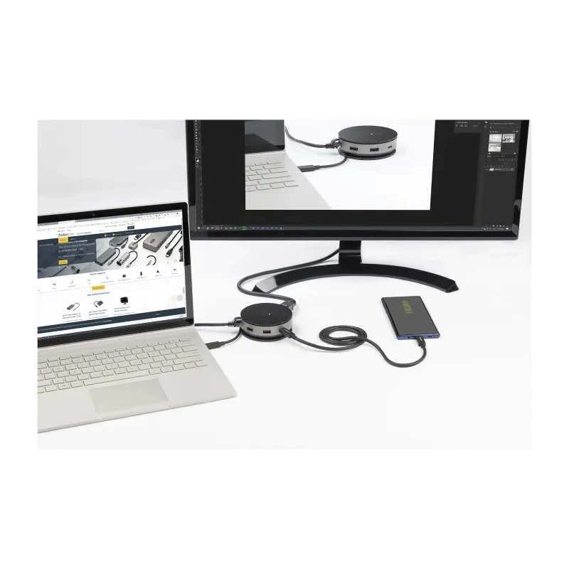 StarTech.com USB 3.1 Docking Station with DisplayPort HDMI VGA 3 USB Ports 3840 x 2160 Pixel Resolution DKT31CHDVCM