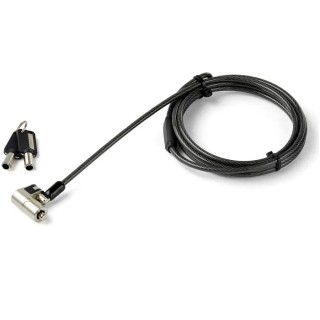 StarTech.com Laptop Lock Cable Lock 2m Cable Length for Noble Wedge®, Nano, K-Slot Devices LTULOCKKEY
