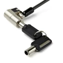 StarTech.com Laptop Lock Cable Lock 2m Cable Length for Noble Wedge®, Nano, K-Slot Devices LTULOCKKEY