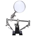 RS PRO PCB Vice with Adjustable Magnifier and Two Crocodile Clips, Jaw Opening 10 mm 221-7531