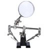 RS PRO PCB Vice with Adjustable Magnifier and Two Crocodile Clips, Jaw Opening 10 mm 221-7531