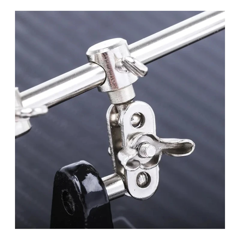 RS PRO PCB Vice with Adjustable Magnifier and Two Crocodile Clips, Jaw Opening 10 mm 221-7531
