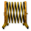 RS PRO Black and Yellow Polyethylene Extendable Safety Barrier 960mm Height 221-7870
