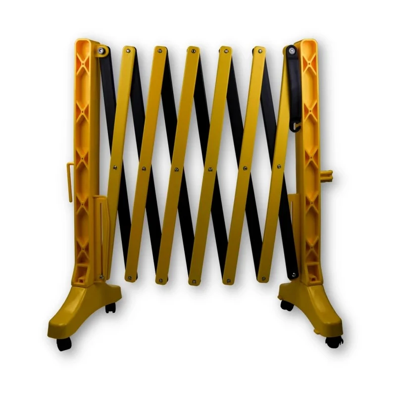RS PRO Black and Yellow Polyethylene Extendable Safety Barrier 960mm Height 221-7870