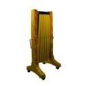 RS PRO Black and Yellow Polyethylene Extendable Safety Barrier 960mm Height 221-7870
