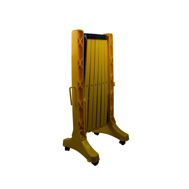 RS PRO Black and Yellow Polyethylene Extendable Safety Barrier 960mm Height 221-7870