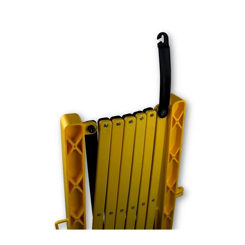 RS PRO Black and Yellow Polyethylene Extendable Safety Barrier 960mm Height 221-7870