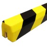 RS PRO Black and Yellow Polyurethane Trapezoidal Impact Protector 1 m x 40 mm 221-7892
