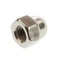 RS PRO Plain Stainless Steel Hex Nut M3 DIN 1587 248-4387