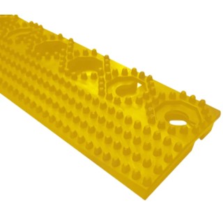 RS PRO Yellow Anti-Slip Tile Polyvinyl Chloride Interlocking 500 mm x 60 mm x 15 mm 221-7915