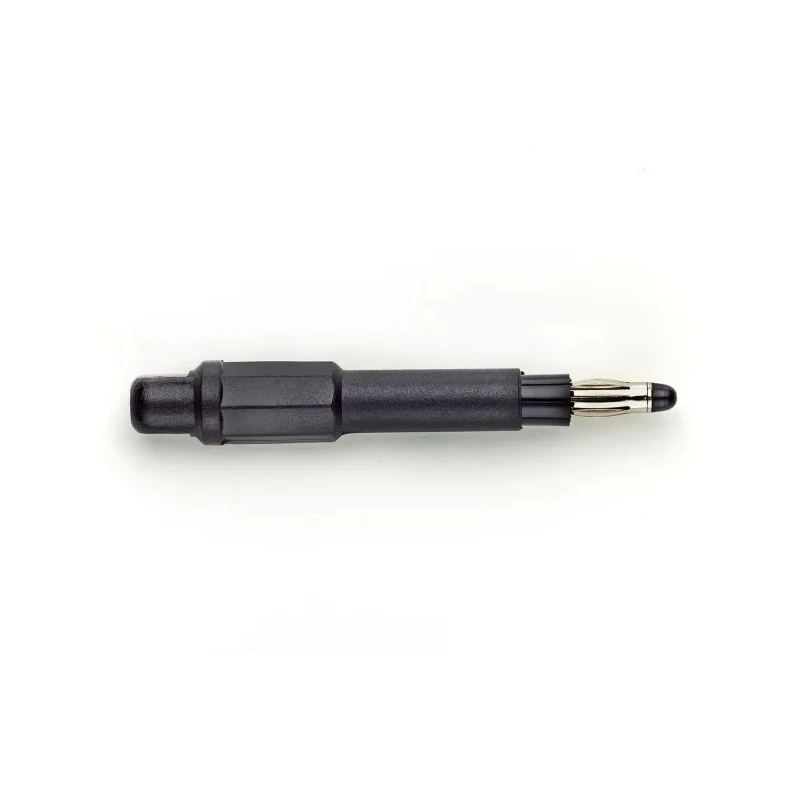 Pomona Black Male Banana Connector, Solder Wire to Body Termination, 1kV, 20A, Nickel Plating 122505A
