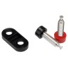 Pomona Black 15A Banana Connector with Brass Contacts and Bright Tin Plating 2269-0