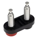 Pomona Black 15A Banana Connector with Brass Contacts and Bright Tin Plating 2269-0