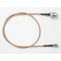 Pomona 4935 Series Coaxial Cable Male BNC to Male SMA 1.22 m 50 Ω Fluorinated Ethylene Propylene Jacket 3 GHz 4935-BB-48