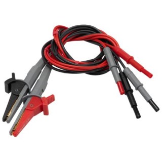 Pomona Wide Jaw Kelvin Lead Set LCR Meter Accessory 6730, Gold-Plated Contacts, 33Vrms/70V DC, 2A, UK Origin