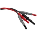 Pomona Wide Jaw Kelvin Lead Set LCR Meter Accessory 6730, Gold-Plated Contacts, 33Vrms/70V DC, 2A, UK Origin
