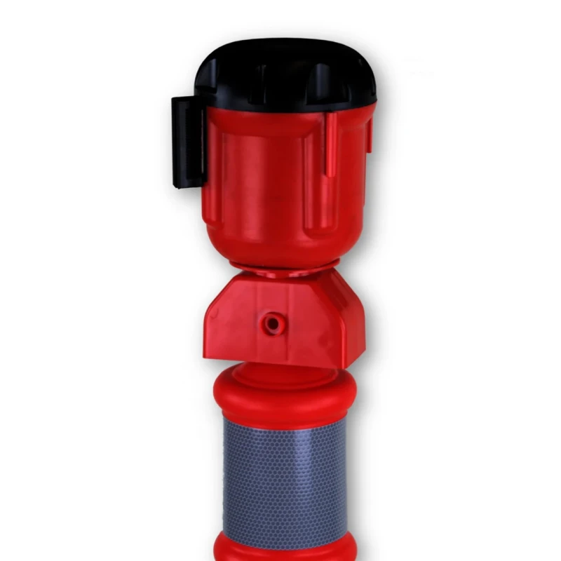 RS PRO Orange Safety Barrier High Density Polyethylene Traffic Barrier 1.15m Height 100mm Diameter 221-7874