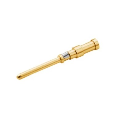 Amphenol Industrial 1.6 mm Heavy Mate Male Contact, 8A Current, Gold Plating, Copper Alloy Crimp Termination VN01 016 0024 2C