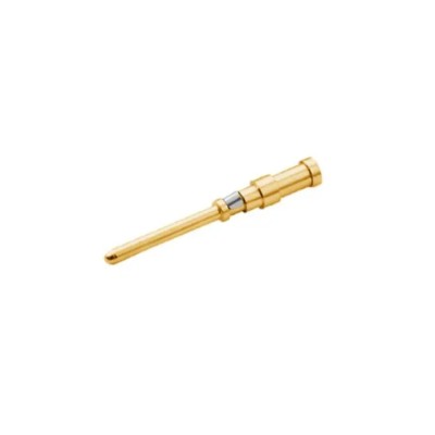Amphenol Industrial 1.6 mm Heavy Mate Male Contact Crimp Termination Gold Plated Copper Alloy VN01 016 0027 2C