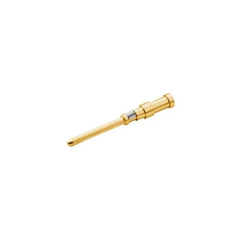 Amphenol Industrial 1.6 mm Heavy Mate Male Contact Crimp Termination Gold Plated Copper Alloy VN01 016 0027 2C