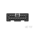 TE Connectivity Female PCB Connector Housing 1.8 mm Pitch 16 Way 2 Row Horizontal 1-2834461-6
