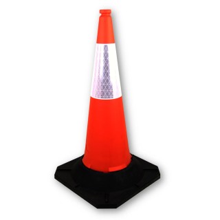 RS PRO Weighted Orange 1 m Polyethylene Traffic Cone 221-7864