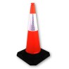 RS PRO Weighted Orange 1 m Polyethylene Traffic Cone 221-7864