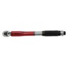 Teng Tools Click Torque Wrench, Adjustable Click Type, 5 To 25 Nm, 1/4 in Square Drive, Satin Chrome Finish, Alloy 1492AG-E
