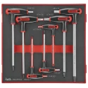 Teng Tools 7 Piece L Metric Hex Key Set Hex Size 2.5 to 8 mm TEDHEX7