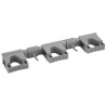Vikan Grey Polypropylene Mop Holder Hygienic Hi-Flex Wall Bracket System 101188
