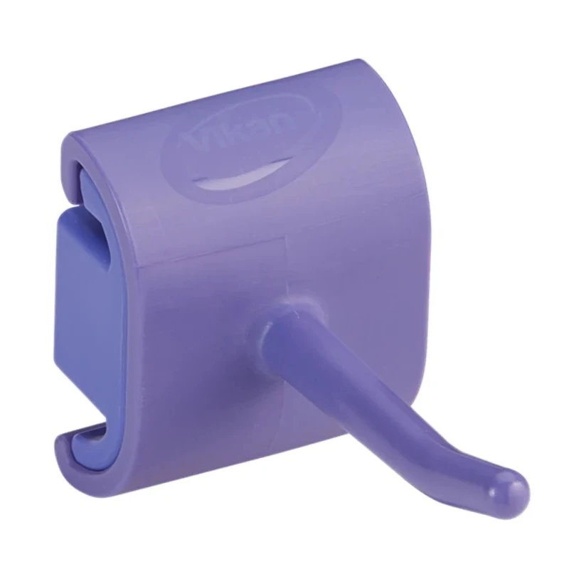 Vikan Hygienic Wall Bracket Mop Holder Purple Polypropylene Denmark 10128