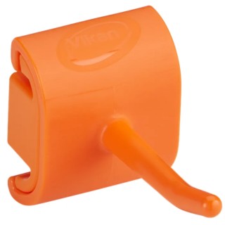 Vikan Hygienic Orange Mop Holder Polypropylene Wall Bracket Single Hook Module 10127