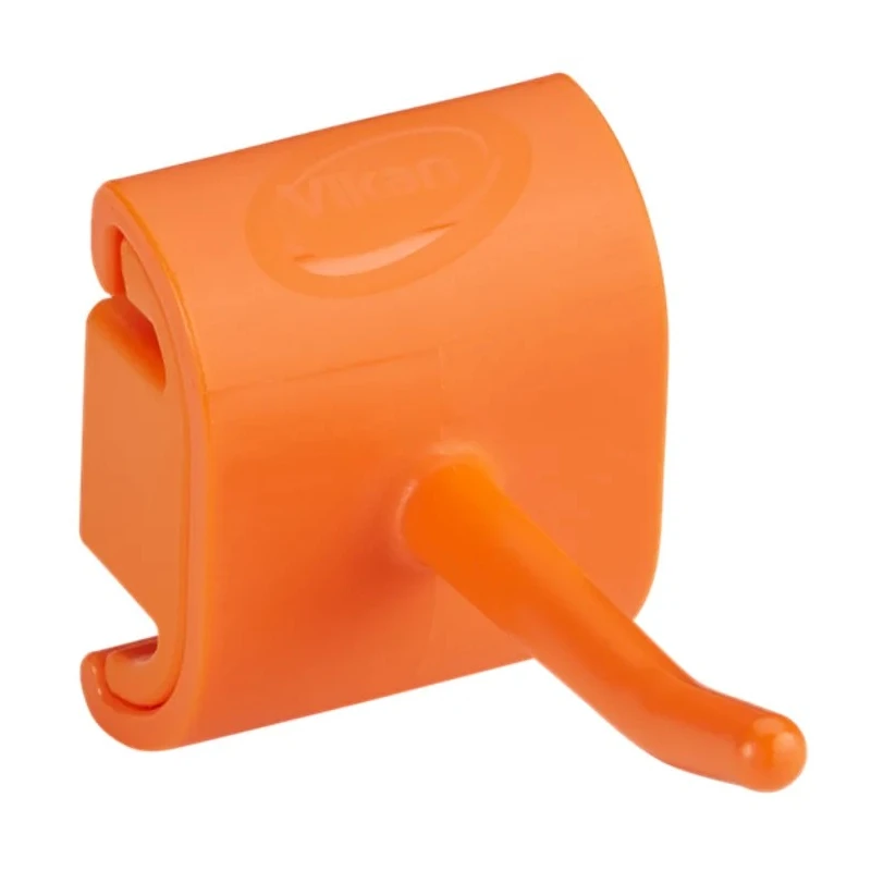 Vikan Hygienic Orange Mop Holder Polypropylene Wall Bracket Single Hook Module 10127