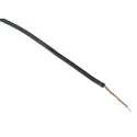 Hew Heinz Eilentropp SIFF Series Black Silicone Hook Up Wire, 23 AWG, 130 x 0.05 mm Core Strands, 1.9 mm 8955-01-100