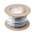 Hew Heinz Eilentropp SIFF Series Black Silicone Hook Up Wire, 23 AWG, 130 x 0.05 mm Core Strands, 1.9 mm 8955-01-100