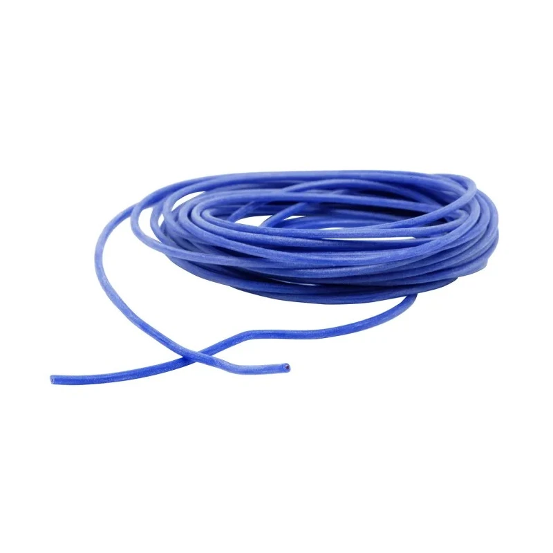 Hew Heinz Eilentropp SIFF Series Blue Silicone Hook Up Wire 23 AWG, 130x0.05 mm Strands, 5 m, 500V, 180°C 222-4163