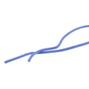 Hew Heinz Eilentropp SIFF Series Blue Silicone Hook Up Wire 23 AWG, 130x0.05 mm Strands, 5 m, 500V, 180°C 222-4163