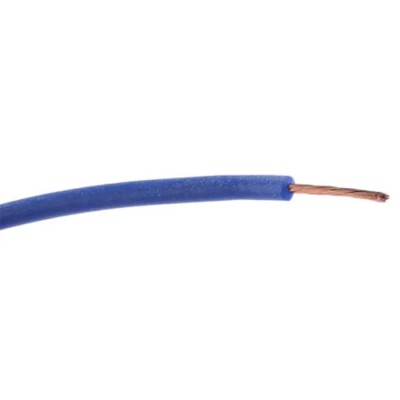 Hew Heinz Eilentropp SIFF Series Blue Silicone Hook Up Wire, 23 AWG, 130/0.05 mm Strands, 20 m, 500 V, 135°C 222-4179