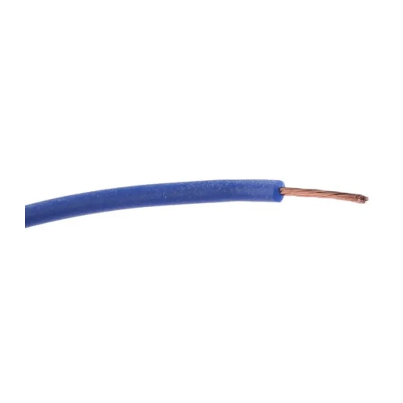 Hew Heinz Eilentropp SIFF Series Blue Silicone Hook Up Wire, 23 AWG, 130/0.05 mm Strands, 20 m, 500 V, 135°C 222-4179