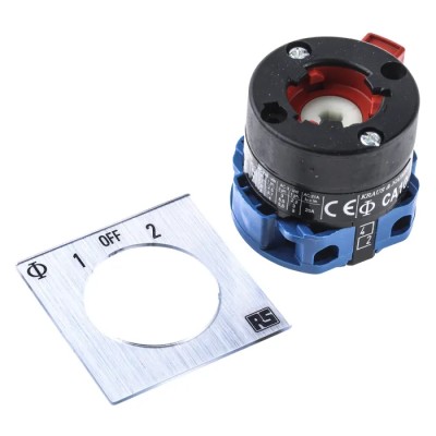 Kraus & Naimer Cam Switch 3 Position 60° 1 Pole Screw Terminal IP65/IP42 CA10.A214/GBA002.*FT